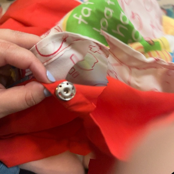 Vintage Sesame Street Red and Blue Duvet Cover Whimsical Design - Picture 10 of 12